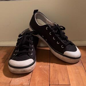 Keen Black and White Low-Top Sneakers